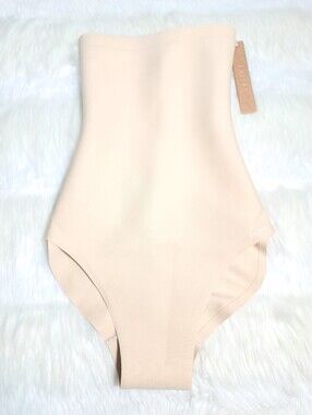 SKIMS Body Core Sculpt Zoned High Waisted Brief Cream Sand Women Large NEW